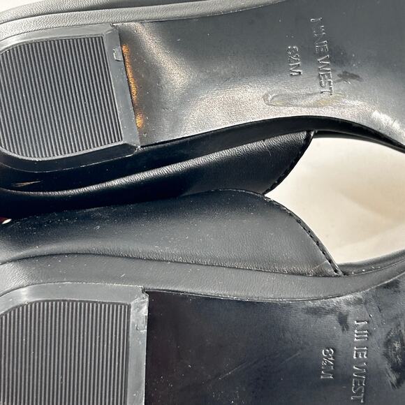 Nine West SAIGE D’Orsay Flats 8.5 NWOT Black Point Toe Capsule - Picture 6 of 7